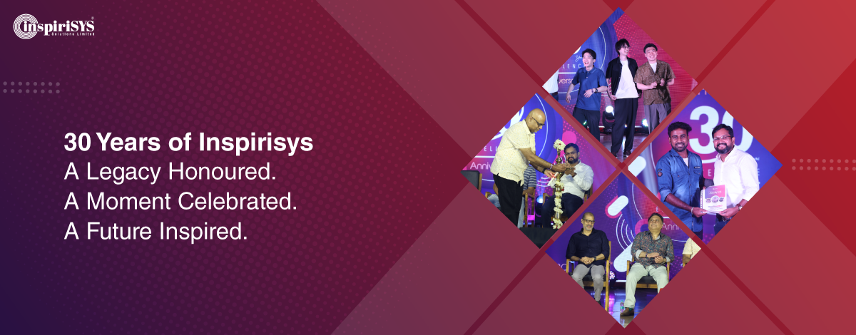 Inspirisys Celebrates 30th Anniversary - A Milestone to Remember